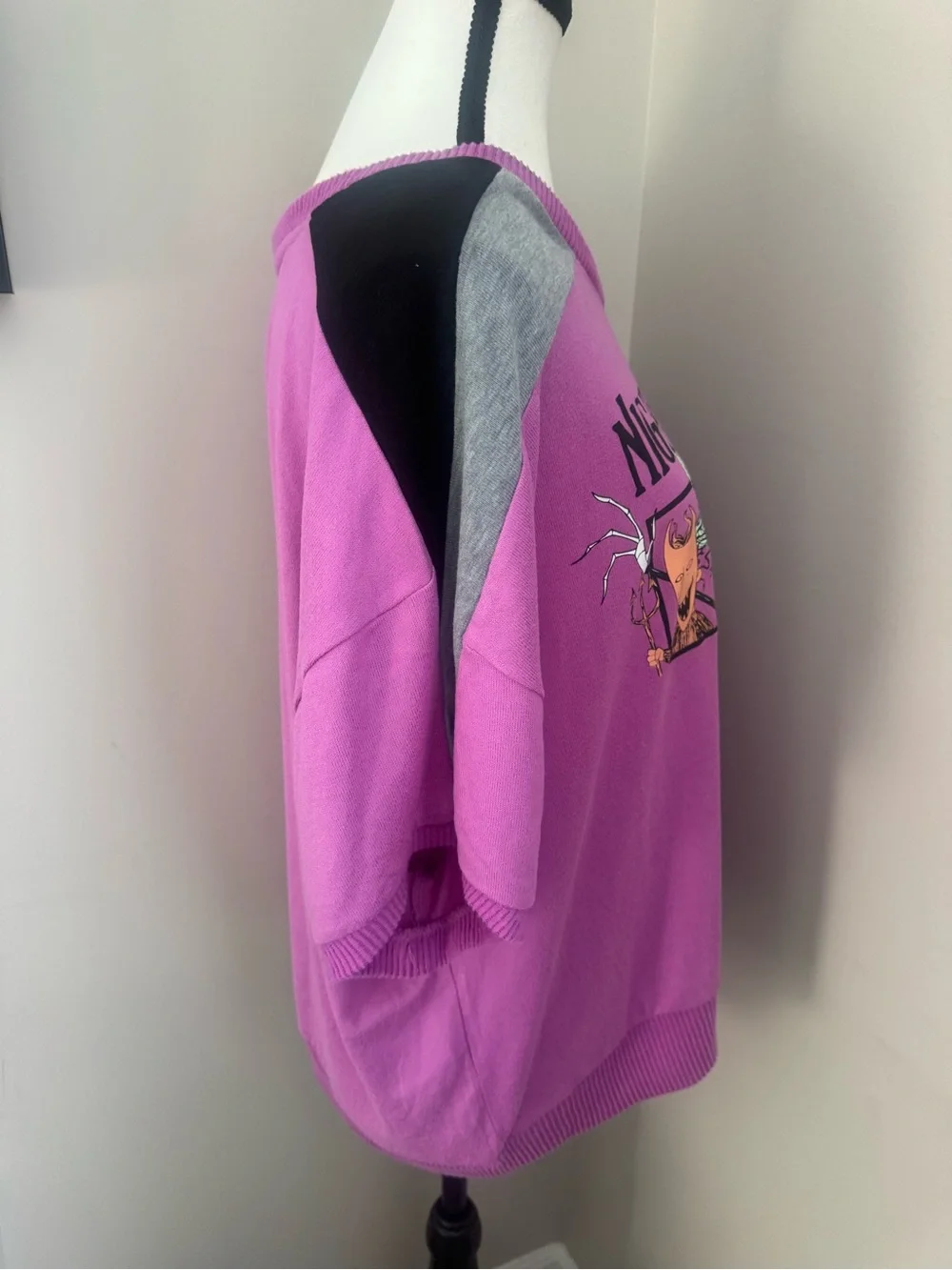 Disney Nightmare Before Christmas Sleep Shirt Pink Jack Skellington Women’s XL - Picture 6 of 9